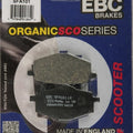 Ebc Sfa Organic Scooter Brake Pads / One Pair (SFA101)