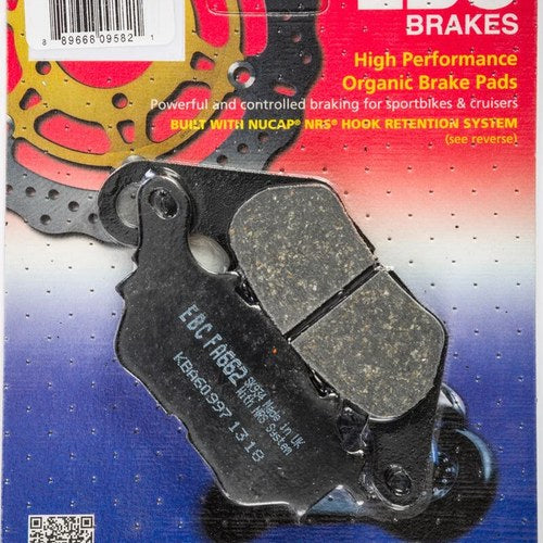 Ebc Organic OE Quality Replacement Brake Pads / One Pair (FA662)