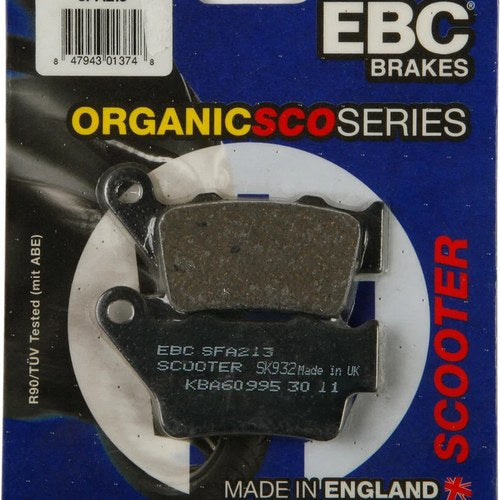 Ebc Sfa Organic Scooter Brake Pads / One Pair (SFA213)