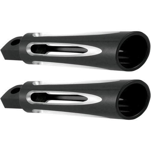 Arlen Ness - 06-472 - Footpegs, Deep Cut - Black