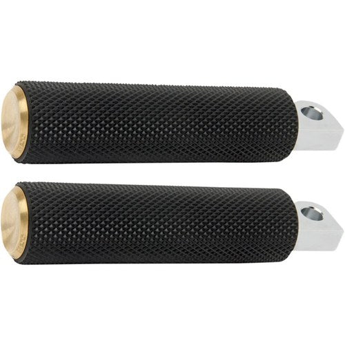 Arlen Ness - 07-932 - Fusion Footpegs, Knurled - Brass