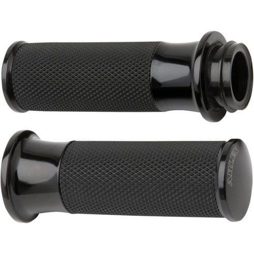 Arlen Ness - 07-323 - Fusion Series Grips, Smooth - Black