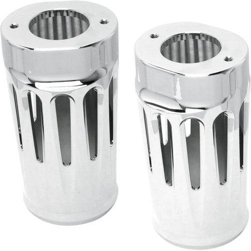 Arlen Ness - 20-012 - Deep Cut Fork Boot Covers, Chrome