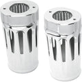 Arlen Ness - 20-012 - Deep Cut Fork Boot Covers, Chrome