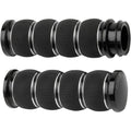 Arlen Ness - 07-315 - Fusion Series Grips, Ring Leader - Black