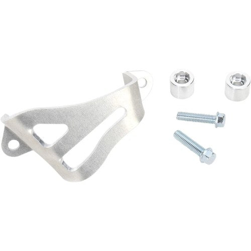 Works Connection Aluminum Rear Caliper Guard Honda (Silver) 25-014