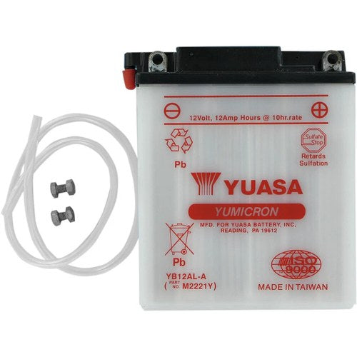 Yuasa Yumicron High Performance Conventional Battery (YB12AL-A) YUAM2221Y