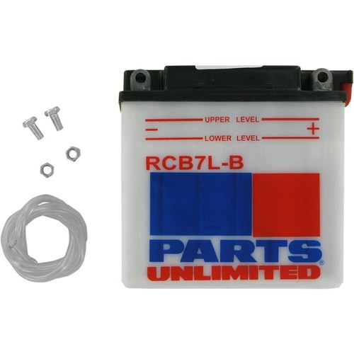Parts Unlimited 12V Heavy-Duty Battery YB7L-B (RCB7L-B)