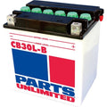 Parts Unlimited 12V Heavy-Duty Battery YB30L-B (RCB30L-B)