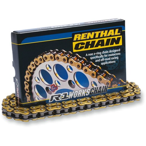 Renthal 520 R1 MX Works Series Non-Sealed Chain (Gold) 114 Links
