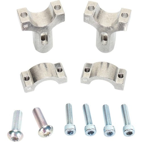 Moose Racing Replacement Inner Mount Clamp (Silver) For 1-1/8" bars | 0635-1031