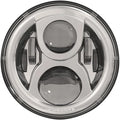J.W. Speaker Model 8700 Evo 2 Dual Burn 7" LED Headlight (Chrome) JW 0554961