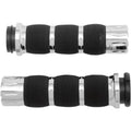 Avon Air Cushion Grips for H-D Motorcycles w/Fly-By-Wire Throttle (RIVAL Chrome)