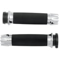 Avon Custom Contour Grips for H-D Motorcycles w/Fly-By-Wire (EXCALIBUR Chrome)
