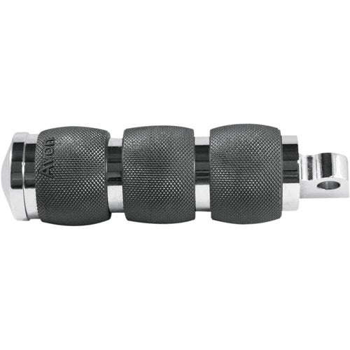 Avon Air Cushion Folding Foot Pegs for H-D Motorcycles (Chrome)