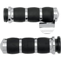 Avon Velvet Air Grips for H-D Motorcycles w/Fly-By-Wire (THROTTLE Boss Chrome)