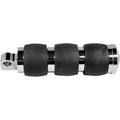Avon Velvet Air Cushion Folding Foot Pegs for H-D Motorcycles (Chrome)