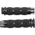 Avon Air Cushion Grips H-D Motorcycles w/Cable Throttle (GATLIN Anodized Black)