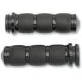 Avon Velvet Air Grips for H-D Motorcycles Fly-By-Wire Throttle (Anodized Black)