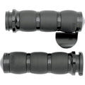 Avon Velvet Air Grips for H-D Motorcycles w/Fly-By-Wire (THROTTLE Boss Black)