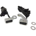Drag Specialties LED Handlebar Marker Lights (Chrome w/ Smoke Lens)