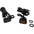 Drag Specialties LED Handlebar Marker Lights (Black w/ Amber Lens)
