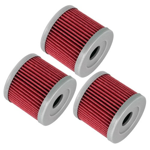 for Suzuki Dr100 1983 1984 1985 1986 1987 1988 1989 1990 Oil Filter 3-Pack