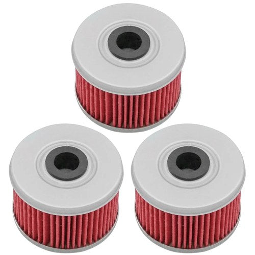 3-Pack Oil Filter for Honda VT125C Vt-125C 125 Shadow 1999-2008