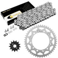 Drive Chain W/Front Rear Sprockets Kit for Honda XR200R 1986 1987 1988 1989-2002