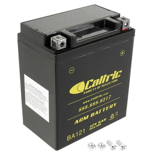 Caltric Agm Battery for Suzuki RV200 Van 200 2017 2019 / 12V 6Ah Cca 100
