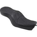 Drag Specialties Low Touring Seat - Flame Stitched - XL 04+ (Black) 0804-0260