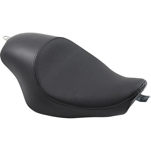 Drag Specialties 3/4 Low Solo Seat - Smooth - Vinyl - XL (Black) 0804-0743