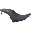 Drag Specialties Predator 2-Up Seat - Flame Stitched - Vegas (Black) 0810-1597