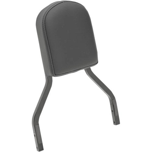 Drag Specialties Short Sissy Bad Pad, Solar Reflective Leather (Black) 0822-0299