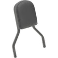 Drag Specialties Short Sissy Bad Pad, Solar Reflective Leather (Black) 0822-0299