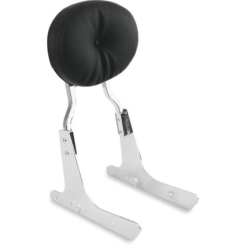 Drag Specialties Pillow Oval Sissy Bar Pad (Black) 0822-0344