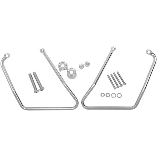 Drag Specialties Saddlebag Support Brackets - XL (Chrome) Pair | 77-0045NU