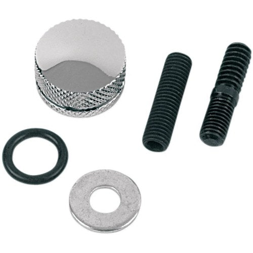 Drag Specialties Knurled Seat Mounting Knob (Chrome) 902132 SC-1