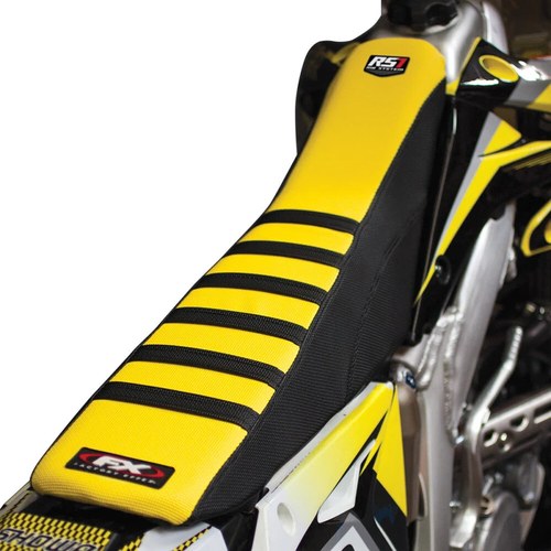 Factory Effex RS1 Seat Cover - Rmz 450 (Black / Yellow) 18-29424
