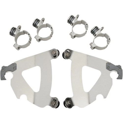 Memphis Shades Road Warrior Trigger-Lock Mount Kit - Fxdwg (Polished) MEK2030