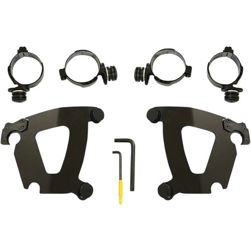 Memphis Shades Road Warrior Trigger-Lock Mount Kit - Fxfb (Black) MEB2050