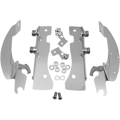 Memphis Shades Batwing Trigger Lock Mounting Kit - XV16/17 (Polished) MEK1906