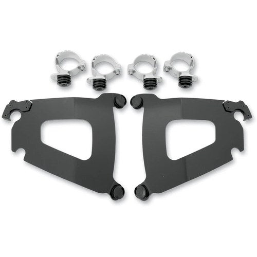 Memphis Shades Bullet Fairing Mount Kit - VTX13 (Black) MEB1977