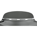 Memphis Shades Batwing Fairing Trim - Fat / Slotted (Polished) MEM0911