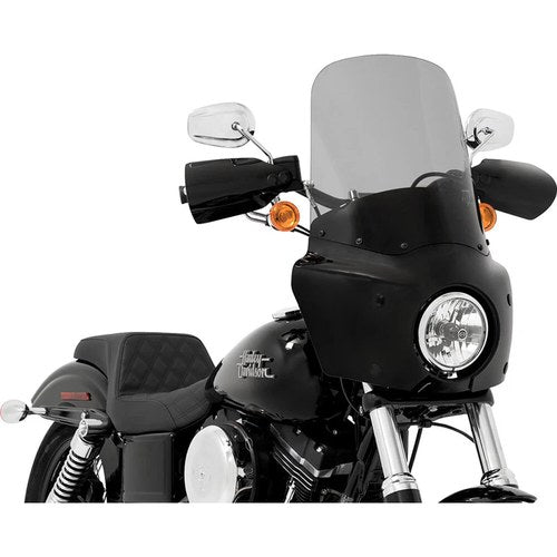 Memphis Shades Roadwarrior Cafe Windshield - 17" (Black Smoke) MEP87012