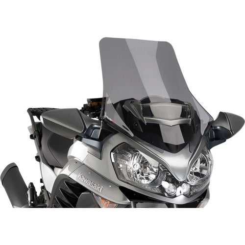 Puig Race Windscreen - Kawasaki (Dark Smoke) 7628F