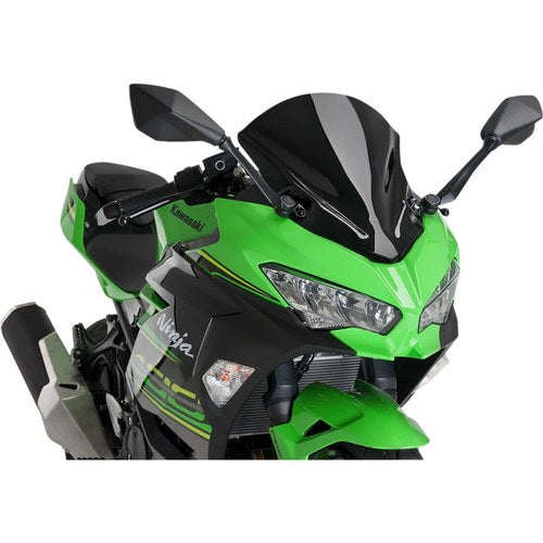 Puig Race Windscreen - Kawasaki (Black) 9976N