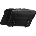 Saddlemen Highwayman Slant Saddlebags - Plain (Black) Jumbo | X021-02-042