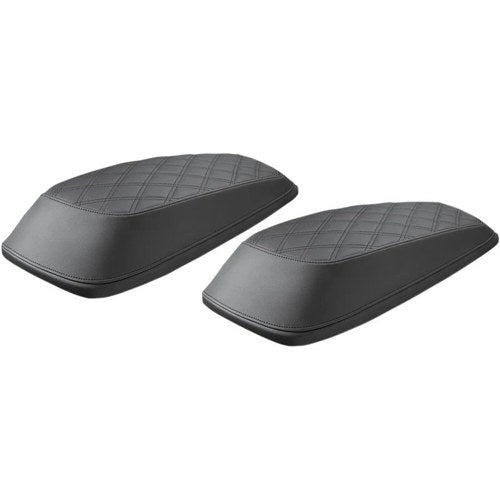 Saddlemen Bagger Saddlebag Lid Cover - Lattice Stitch (Black) L870-14-LS