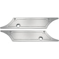 Pro-One Performance Saddlebag Latch Covers - Smooth (Chrome) Pair | PO104710